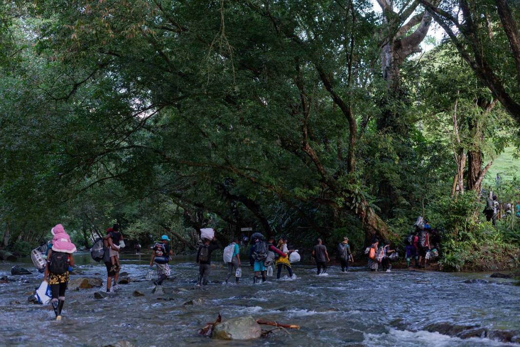 Panama - Kolombiya sınırındaki göçmenlerin yolculuğu 11
