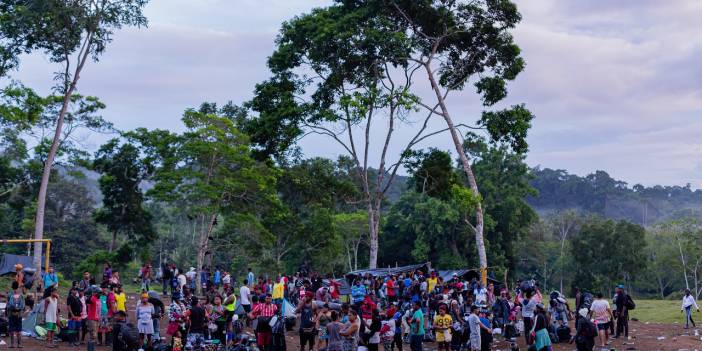 Panama - Kolombiya sınırındaki göçmenlerin yolculuğu