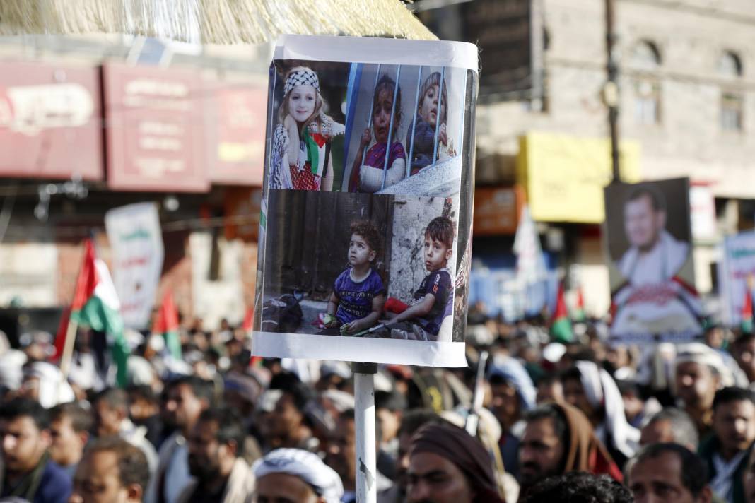 Yemenliler, İsrail'in Gazze'ye saldırılarını protesto etti 12