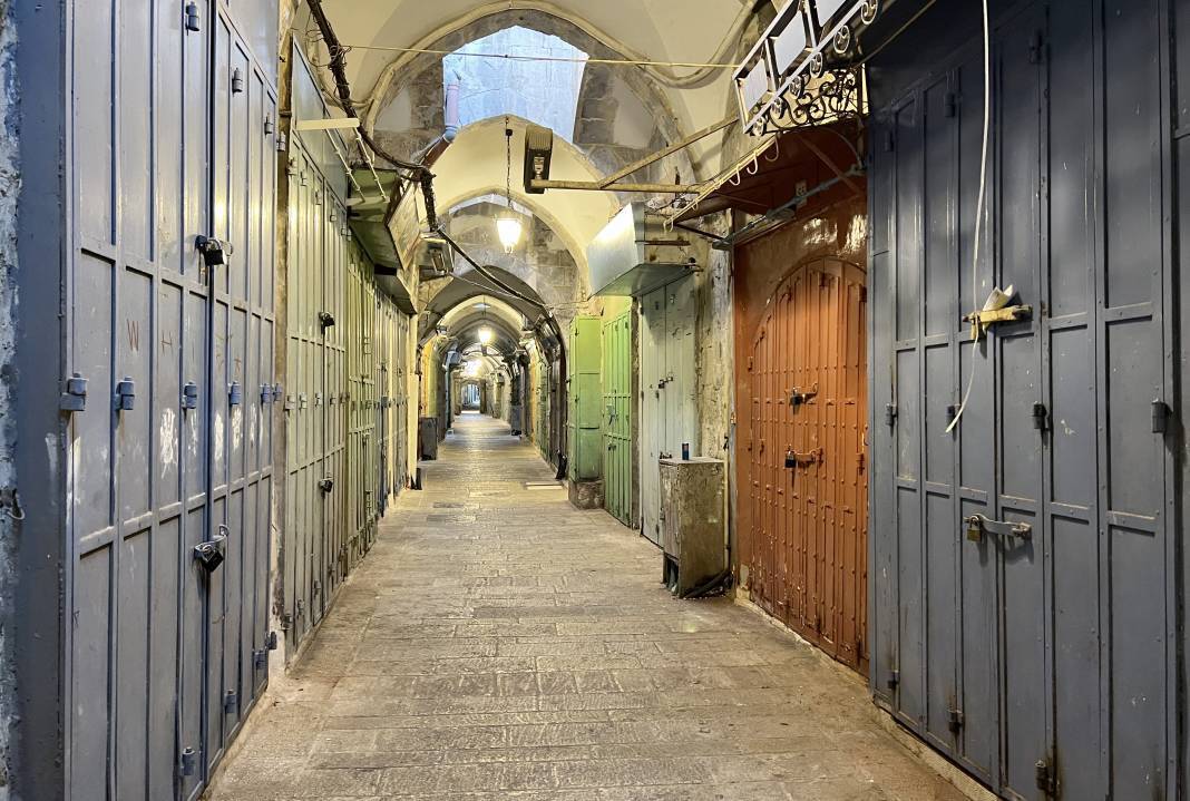 İsrail polisinin kısıtlamaları nedeniyle boş kaldı 5