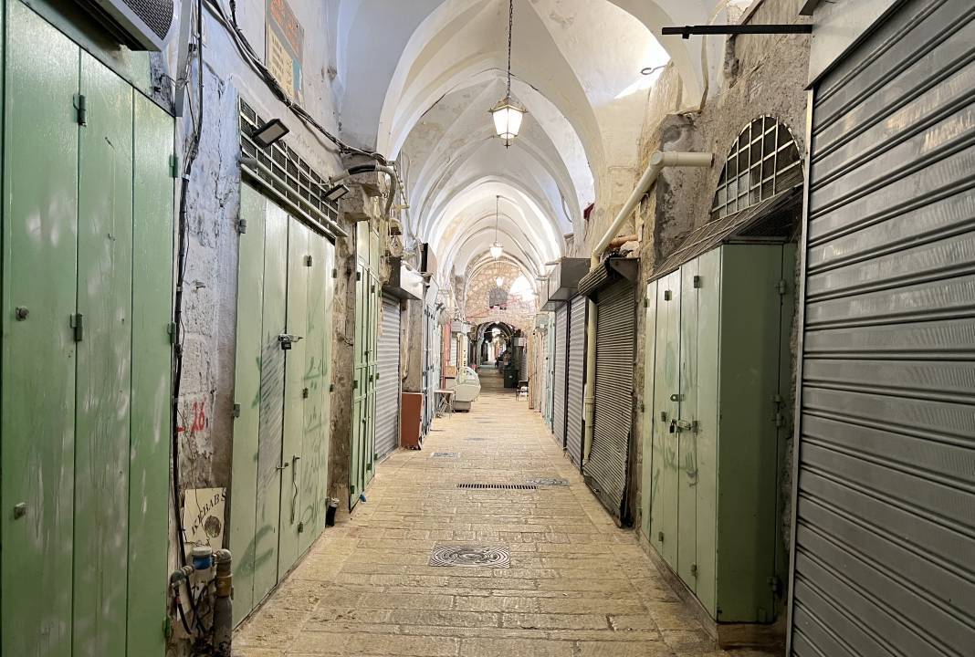 İsrail polisinin kısıtlamaları nedeniyle boş kaldı 3