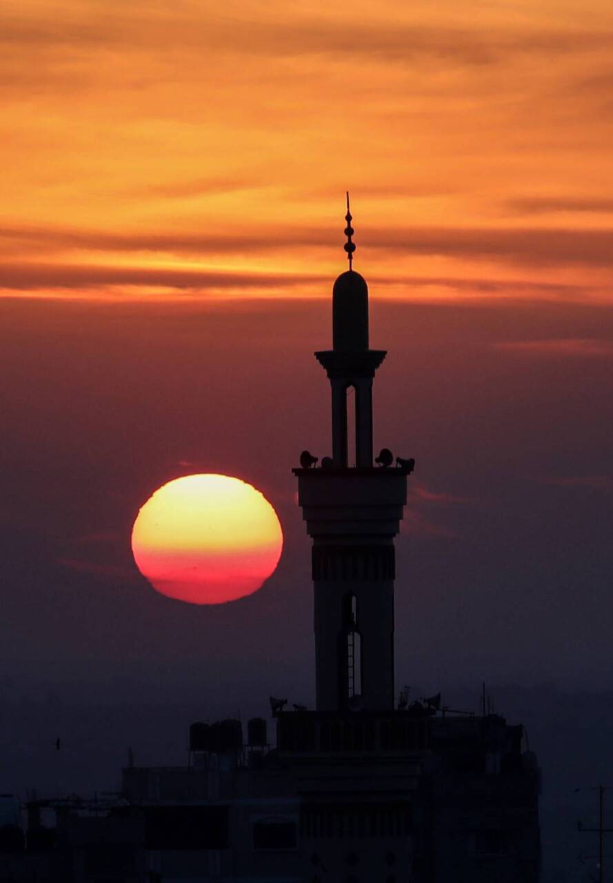 Gazze'de gün batımı dünyanın dikkatini Filistin sorununa çekmeyi başardı 5