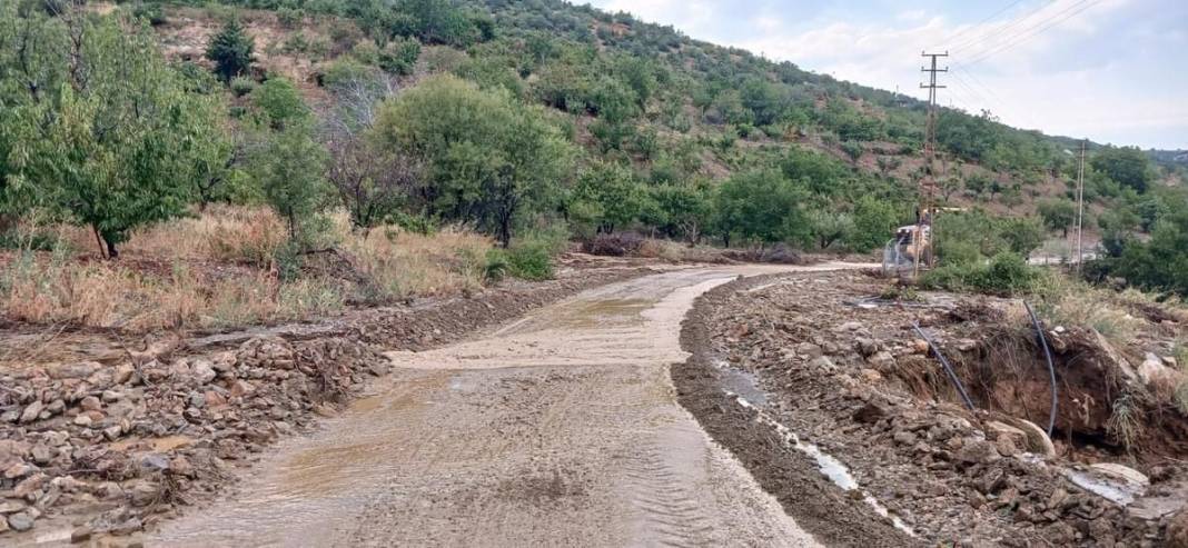 Konya Hadim'de sel büyük hasara sebep oldu 5