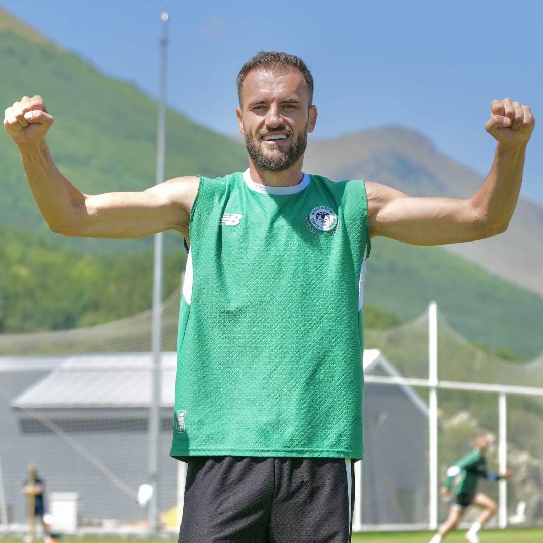 Konyaspor'un Slovenya kampından "gülen" kareler 9