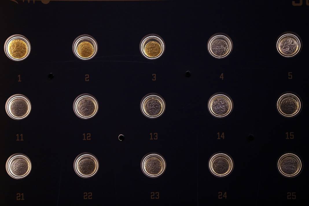 Konya'da sergilenen tarihi sikkeler 9 asır öncesine ışık tutuyor 4