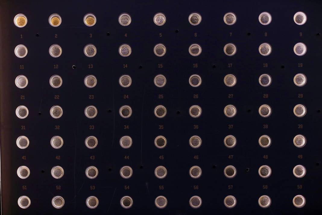 Konya'da sergilenen tarihi sikkeler 9 asır öncesine ışık tutuyor 6