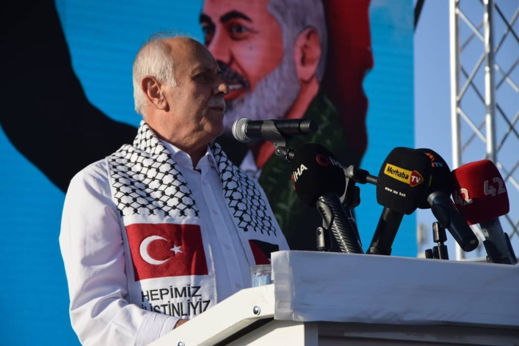 Haniye'nin çağrısıyla meydanlara inen Konya yine farkını gösterdi 9