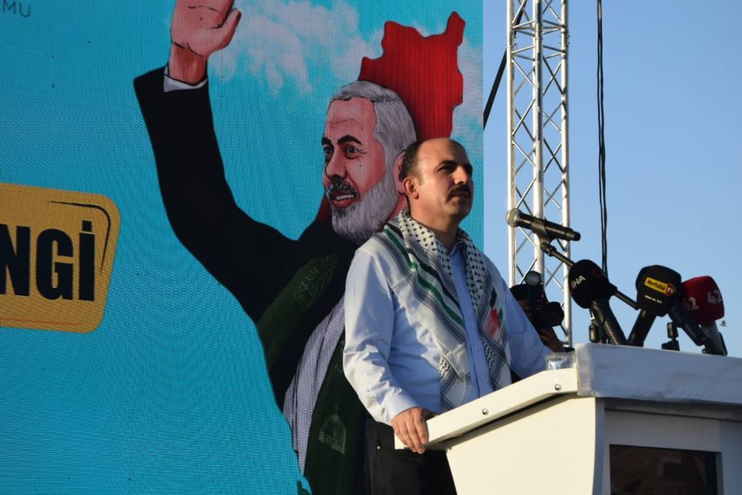 Haniye'nin çağrısıyla meydanlara inen Konya yine farkını gösterdi 3