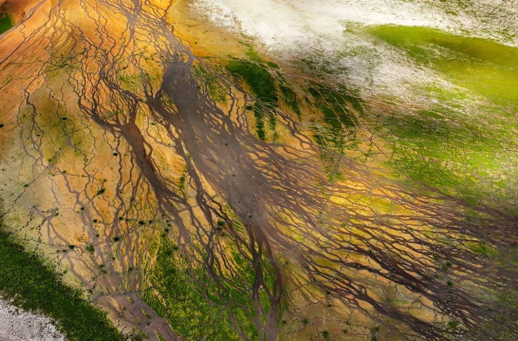 Ladik Gölü görüntüsü ile alarm veriyor! 3