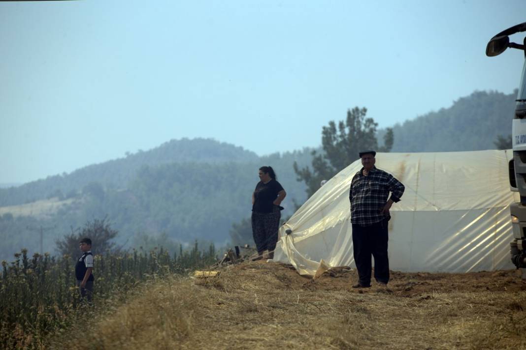 Aydın'daki orman yangınından son görüntüler 10