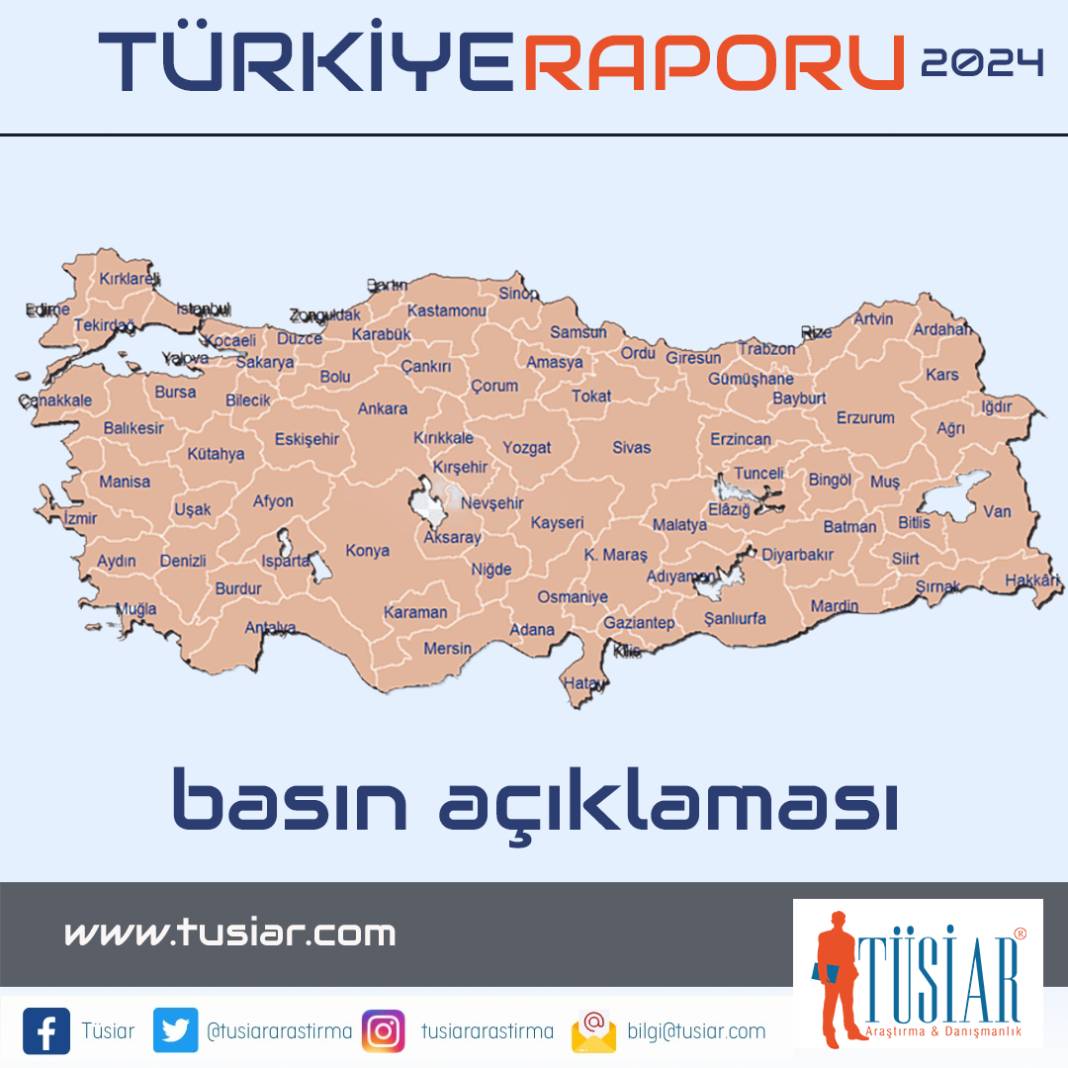 TÜSİAR Türkiye Raporu sonuçlarını açıkladı: İşte partilerin oy oranları! 1