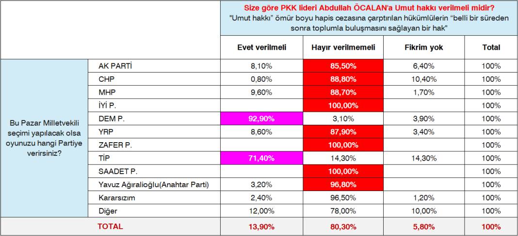 TÜSİAR Türkiye Raporu sonuçlarını açıkladı: İşte partilerin oy oranları! 12