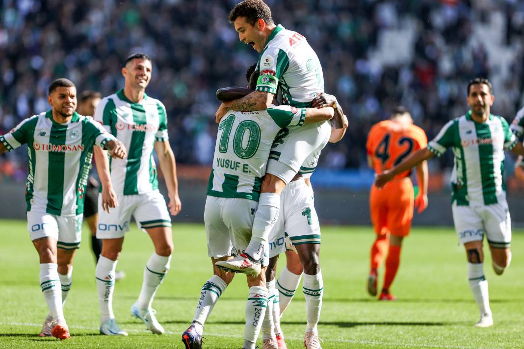 Konyaspor'un Başakşehir galibiyetinden kareler 31