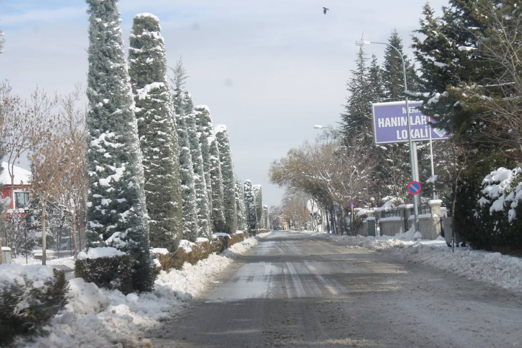 Kar yolda! Saatler sonra Konya bu hale gelecek 11