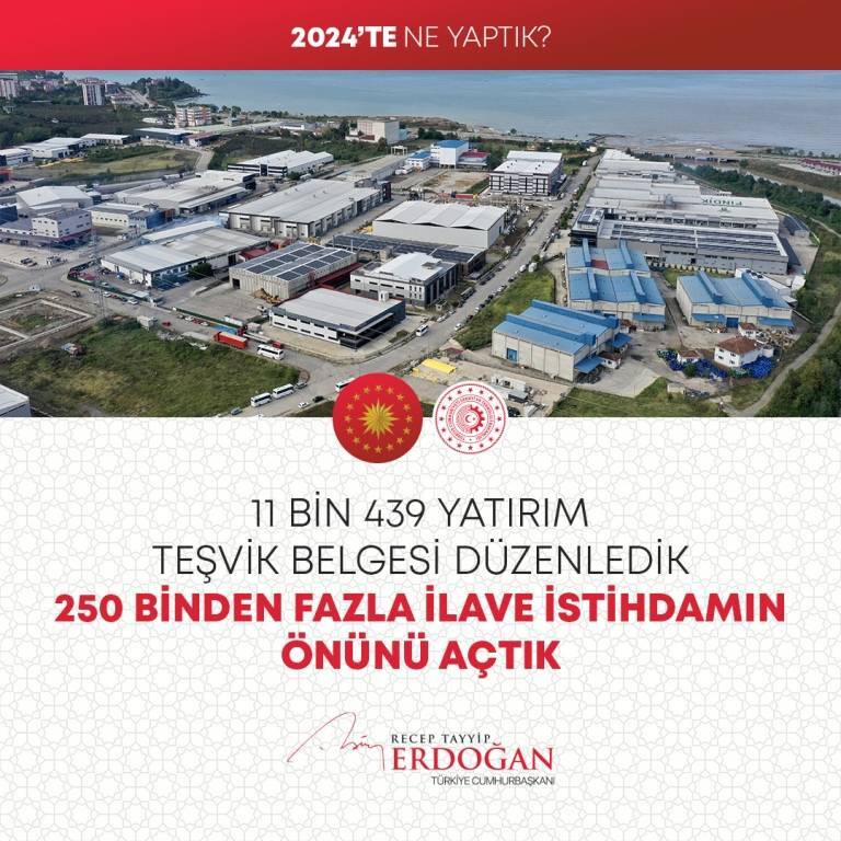 Cumhurbaşkanı Erdoğan 2024'te yüzlerce kalemde neler yaptıklarını anlattı (FOTO GALERİ) 82