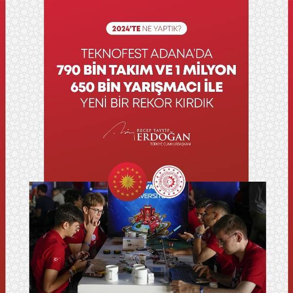 Cumhurbaşkanı Erdoğan 2024'te yüzlerce kalemde neler yaptıklarını anlattı (FOTO GALERİ) 107