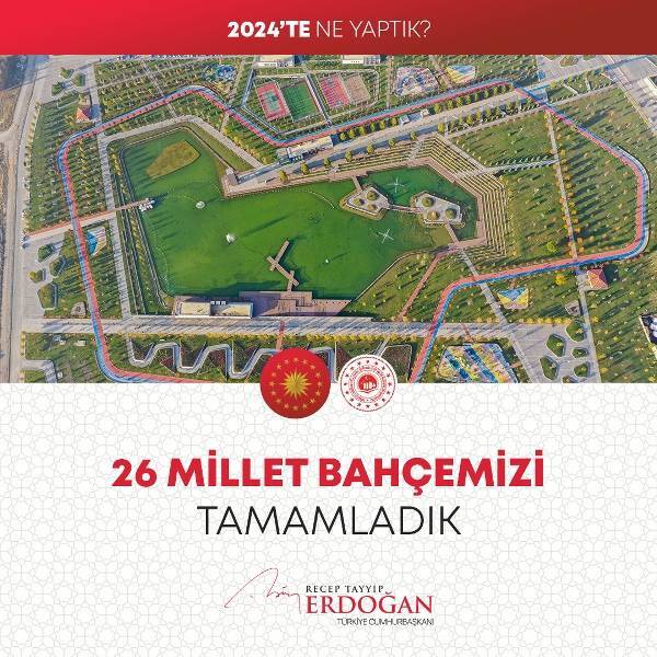 Cumhurbaşkanı Erdoğan 2024'te yüzlerce kalemde neler yaptıklarını anlattı (FOTO GALERİ) 105