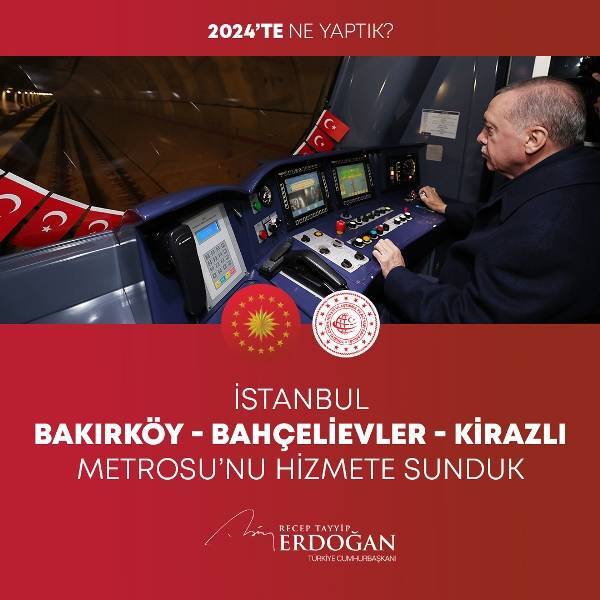 Cumhurbaşkanı Erdoğan 2024'te yüzlerce kalemde neler yaptıklarını anlattı (FOTO GALERİ) 96