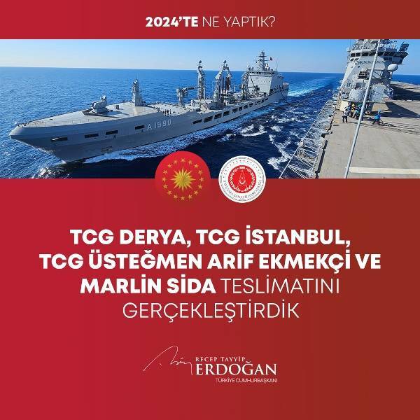 Cumhurbaşkanı Erdoğan 2024'te yüzlerce kalemde neler yaptıklarını anlattı (FOTO GALERİ) 91