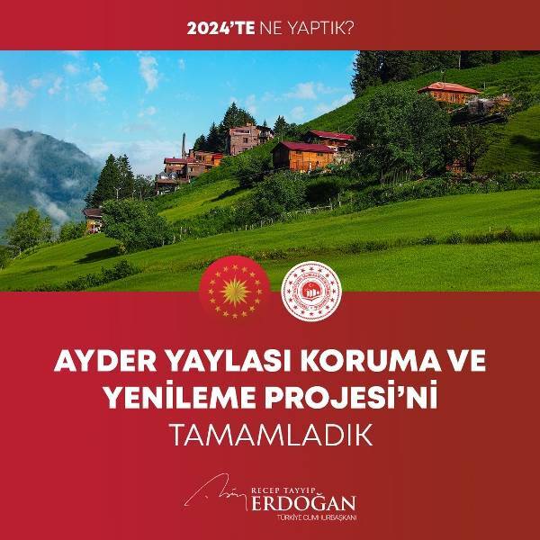 Cumhurbaşkanı Erdoğan 2024'te yüzlerce kalemde neler yaptıklarını anlattı (FOTO GALERİ) 24