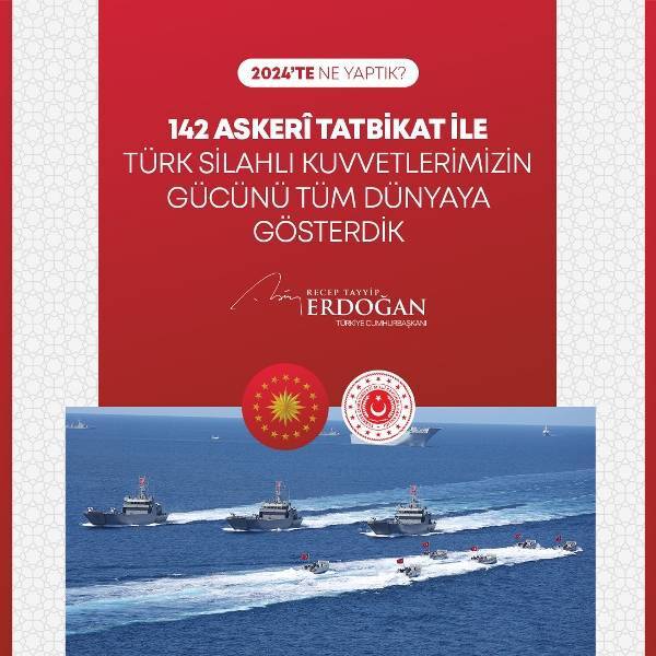 Cumhurbaşkanı Erdoğan 2024'te yüzlerce kalemde neler yaptıklarını anlattı (FOTO GALERİ) 16