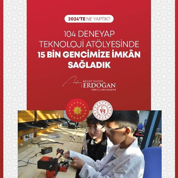 Cumhurbaşkanı Erdoğan 2024'te yüzlerce kalemde neler yaptıklarını anlattı (FOTO GALERİ) 10