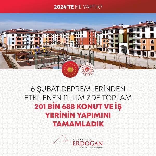 Cumhurbaşkanı Erdoğan 2024'te yüzlerce kalemde neler yaptıklarını anlattı (FOTO GALERİ) 33
