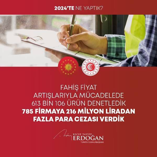 Cumhurbaşkanı Erdoğan 2024'te yüzlerce kalemde neler yaptıklarını anlattı (FOTO GALERİ) 48