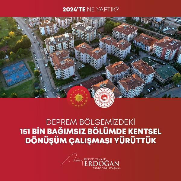 Cumhurbaşkanı Erdoğan 2024'te yüzlerce kalemde neler yaptıklarını anlattı (FOTO GALERİ) 53