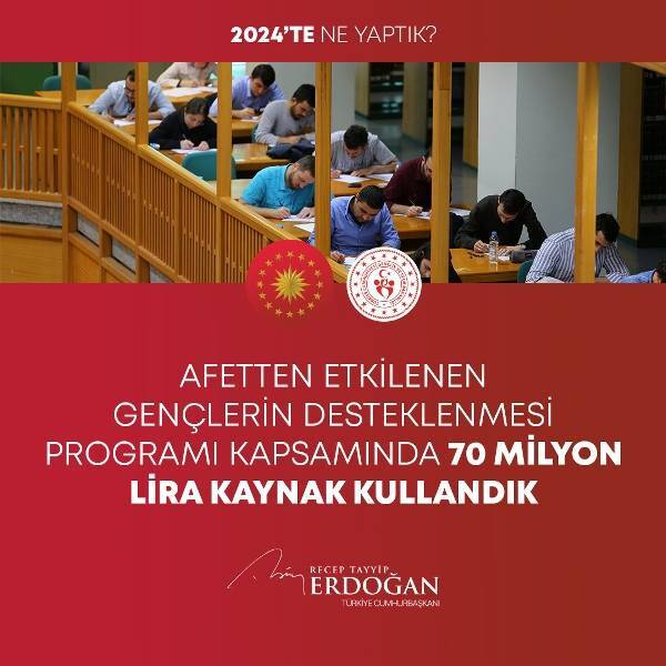 Cumhurbaşkanı Erdoğan 2024'te yüzlerce kalemde neler yaptıklarını anlattı (FOTO GALERİ) 124