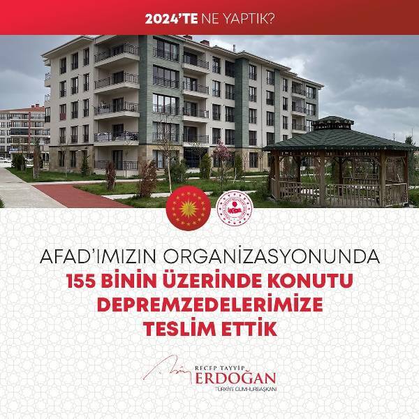 Cumhurbaşkanı Erdoğan 2024'te yüzlerce kalemde neler yaptıklarını anlattı (FOTO GALERİ) 165