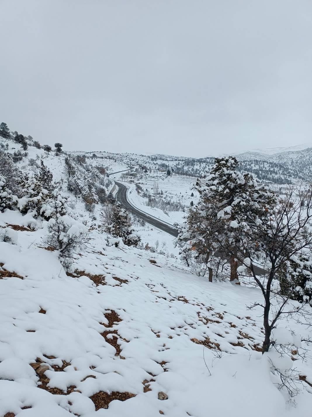 Konya'dan kar manzaraları 16