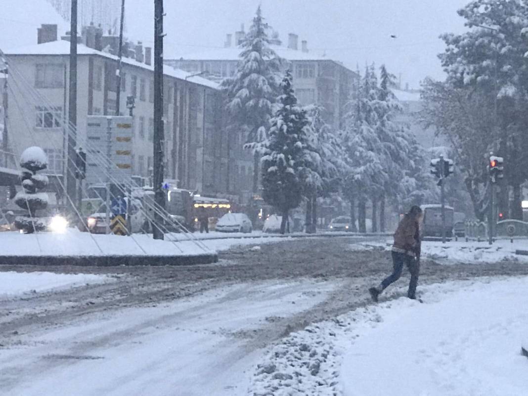 Konya'dan kar manzaraları 15