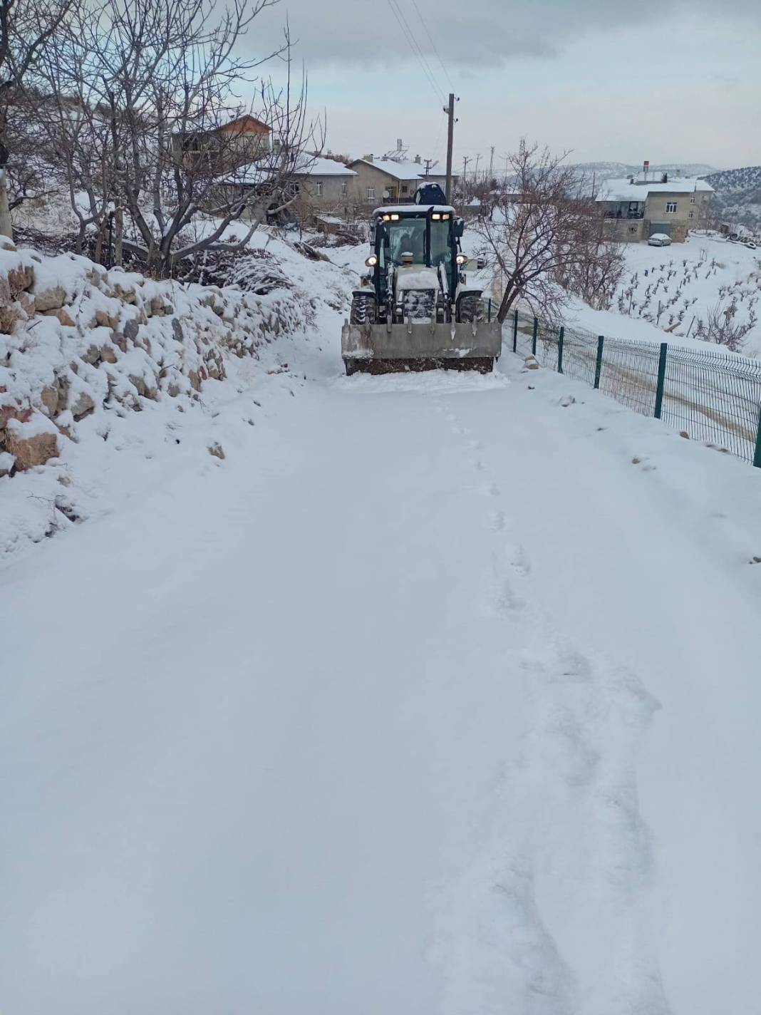Konya'dan kar manzaraları 14