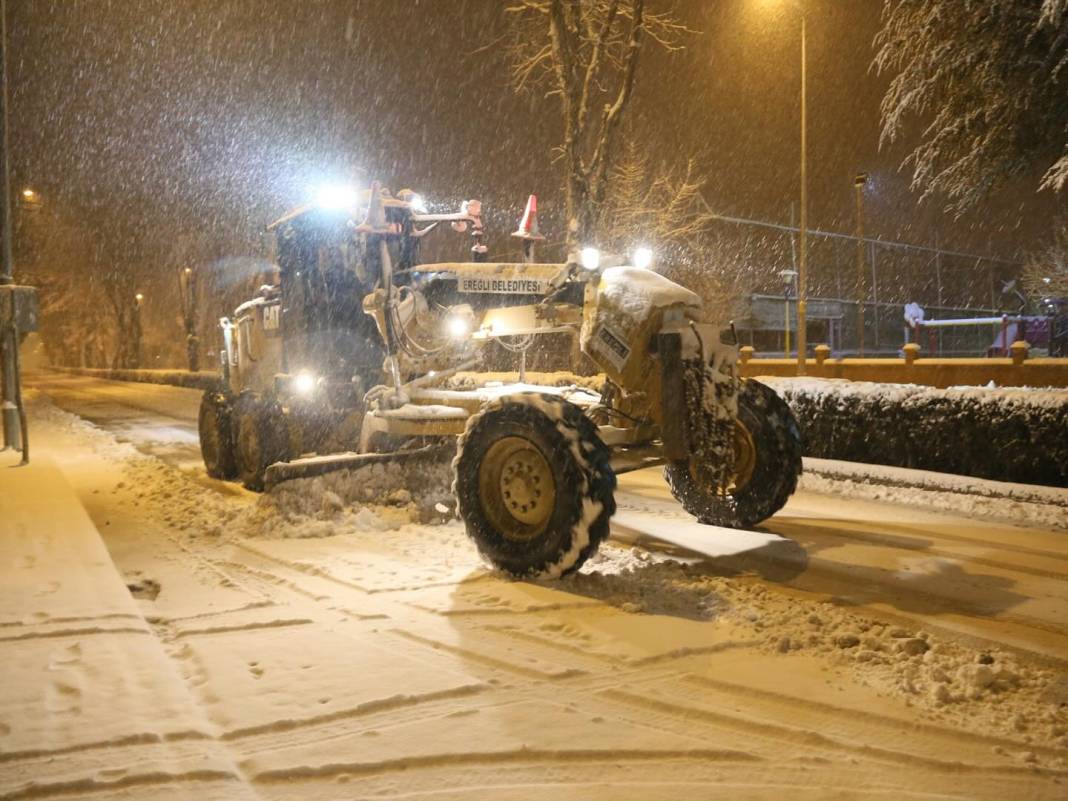 Konya'dan kar manzaraları 13