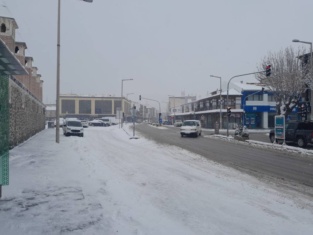 Konya'dan kar manzaraları 5