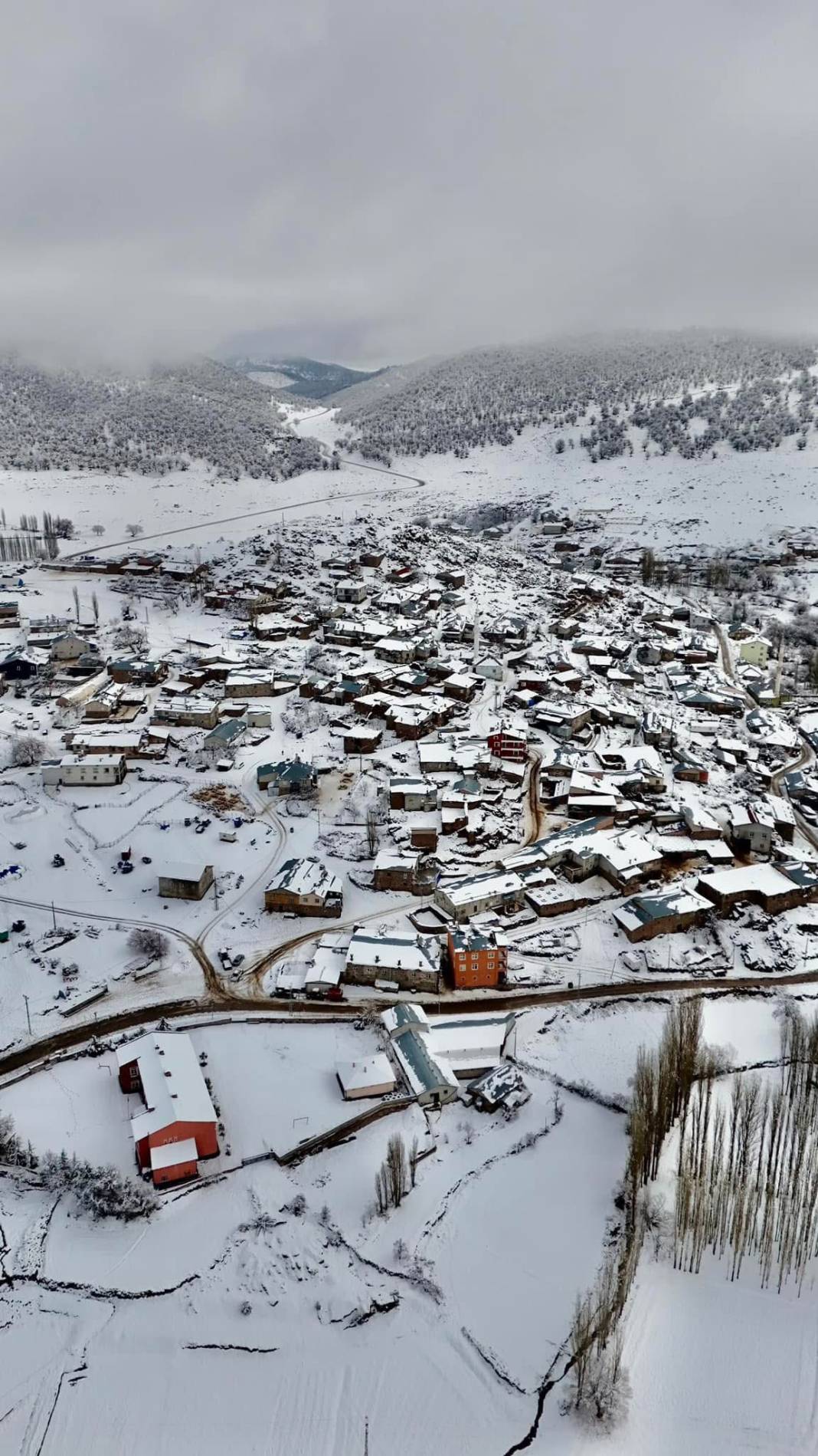 Konya'dan kar manzaraları 6