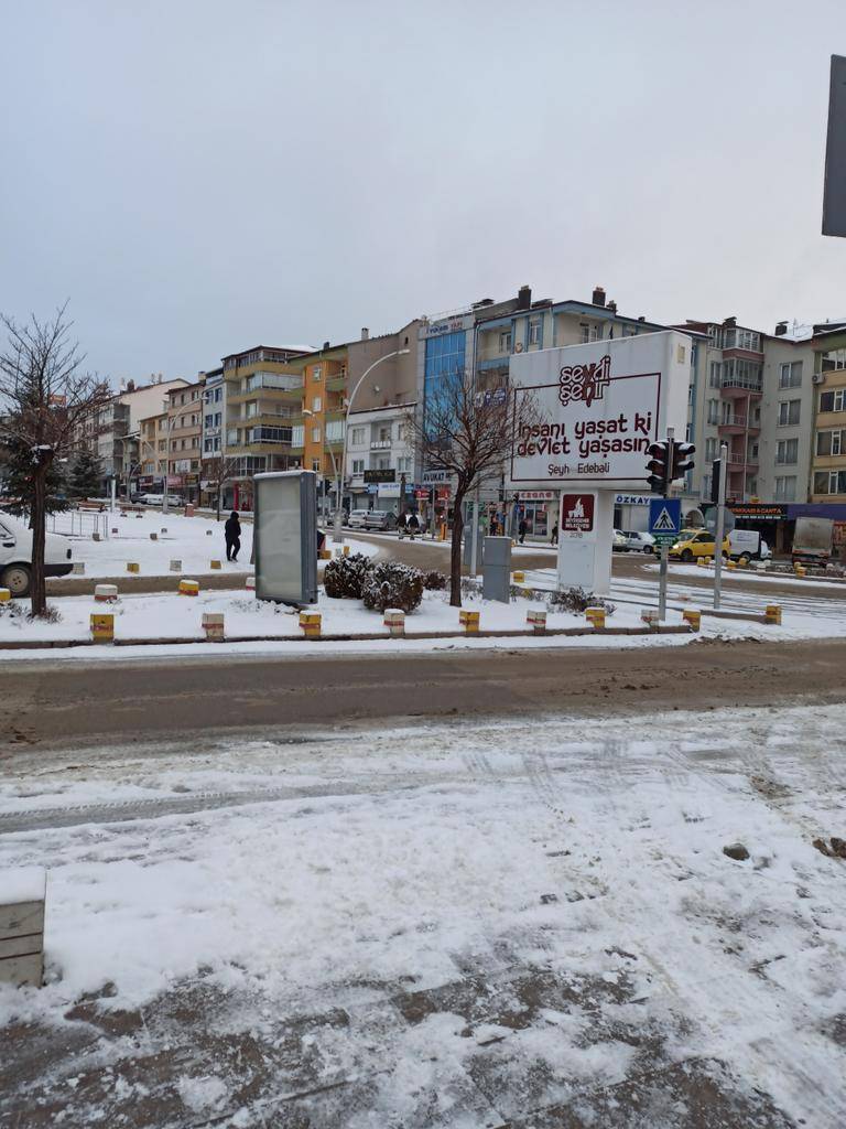 Konya'dan kar manzaraları 10