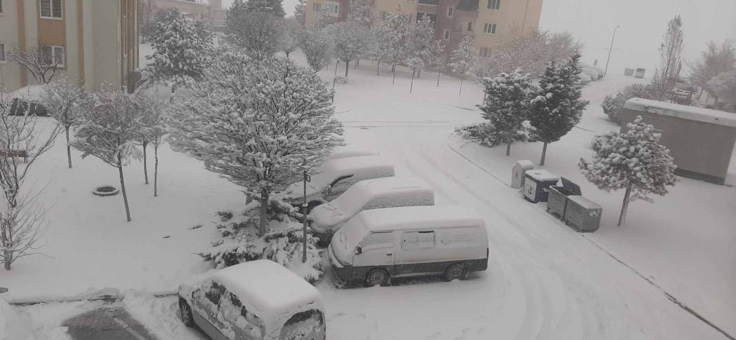 Konya'dan kar manzaraları 9