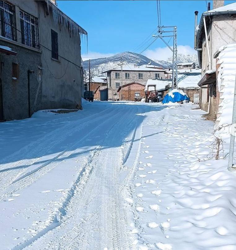 Konya'dan kar manzaraları 8