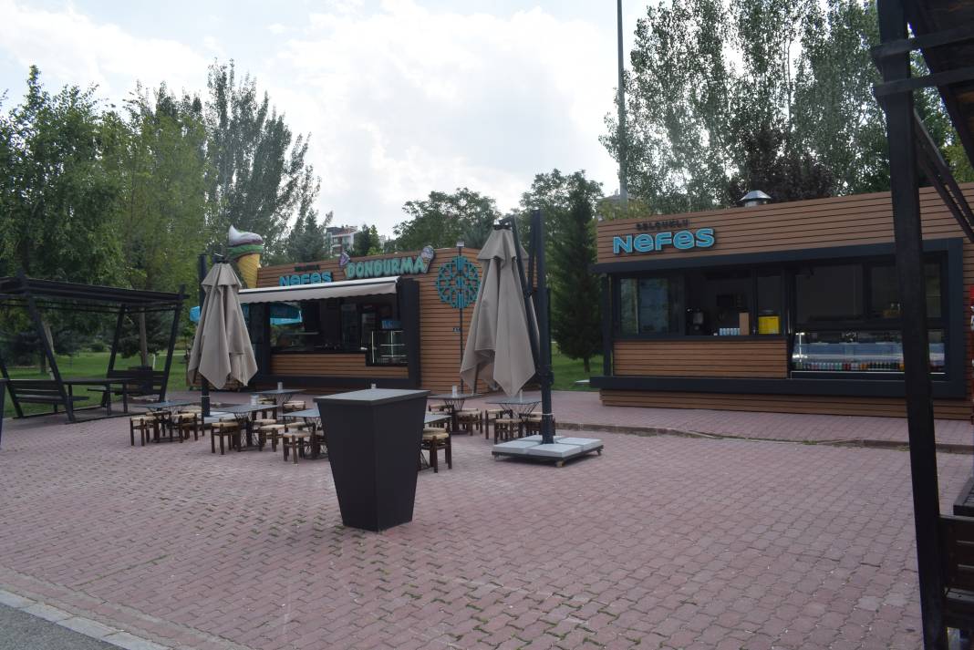 Konya'nın sıradışı parkı yaz akşamlarının gözdesi oldu 9