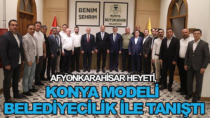 Konya'da bugün öne çıkan haberler! 8