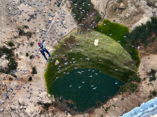 Konya'da tehlikeye dikkat  çekmek için tehlikeye indiler 7