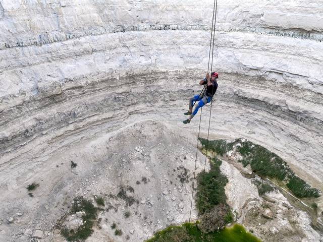 Konya'da tehlikeye dikkat  çekmek için tehlikeye indiler 9