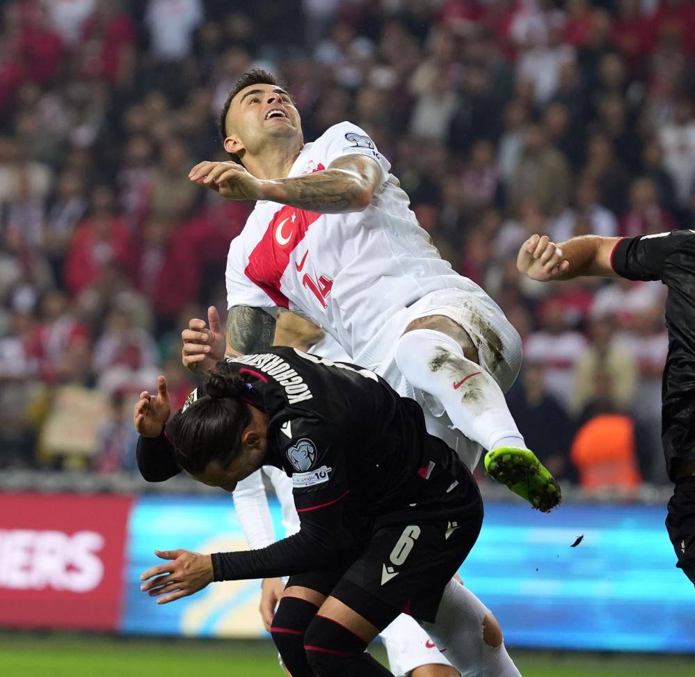 Türkiye-Gürcistan maçından en güzel kareler 2