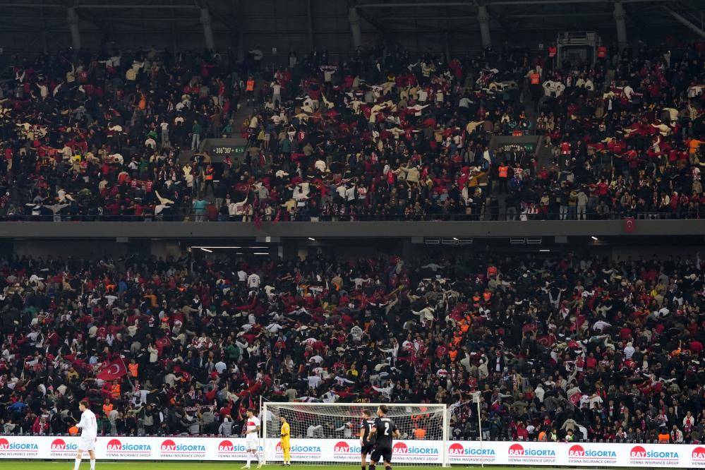 Türkiye-Gürcistan maçından en güzel kareler 9