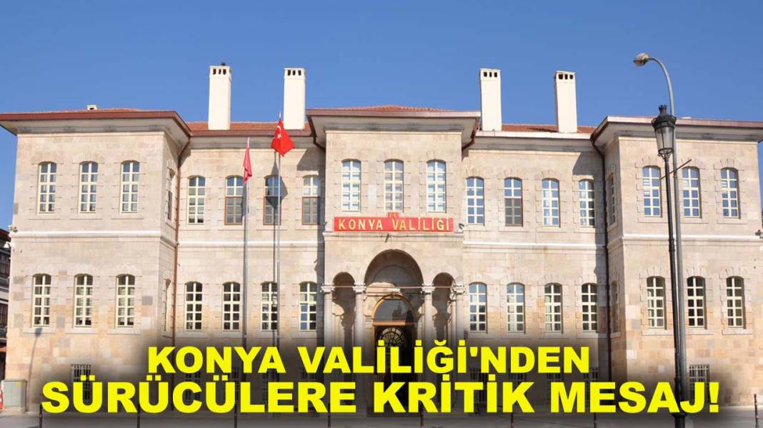 Konya bugün günü nasıl bitirdi? İşte 13 Kasım Perşembe günü dikkat çeken olaylar 9