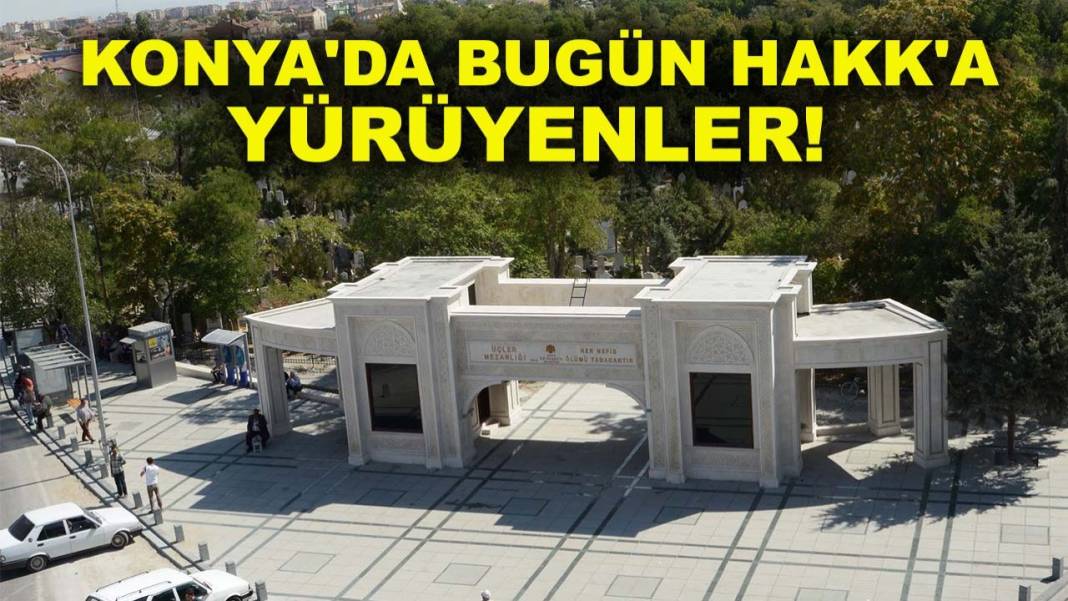 Konya bugün günü nasıl bitirdi? İşte 23 Kasım Pazar günü dikkat çeken olaylar 6