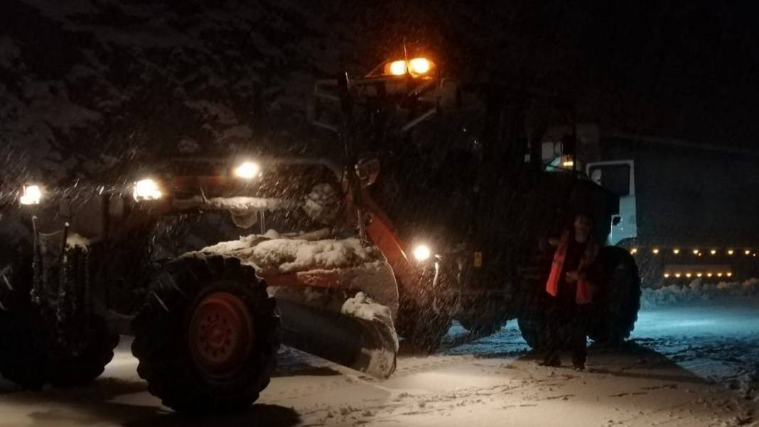 Konya’yı Antalya’ya bağlayan yolda kar alarmı! 8