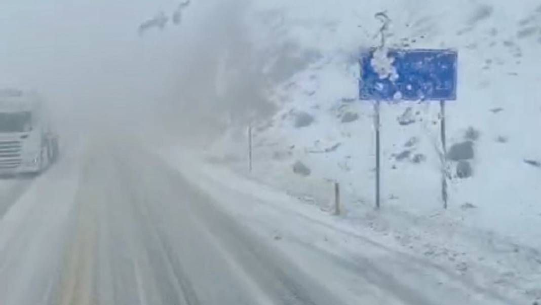 Konya’yı Antalya’ya bağlayan yolda kar alarmı! 2